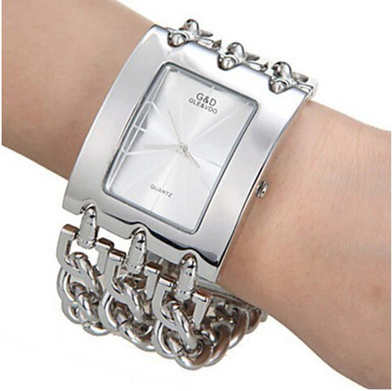Elegant Designer Metal Band Classic Ladies Timepiece Fashionable Women'S Watch Stylish Bracelet Watch