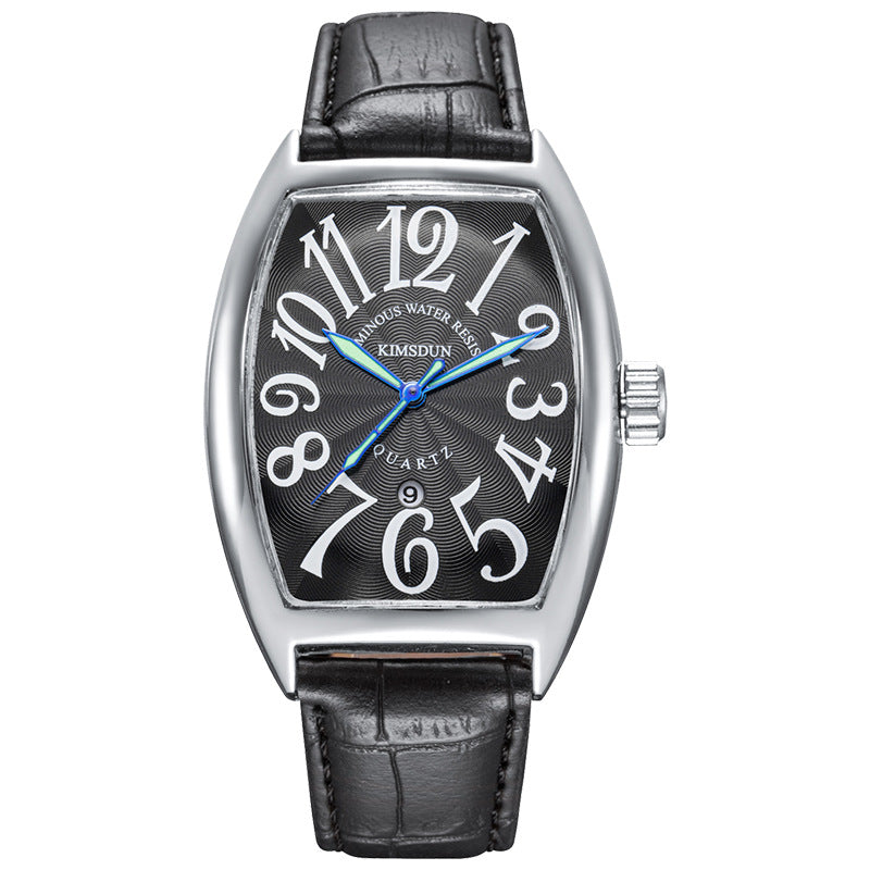 Jinshidun Men's Luminous Quartz Watch - Stylish & Reliable Timepiece