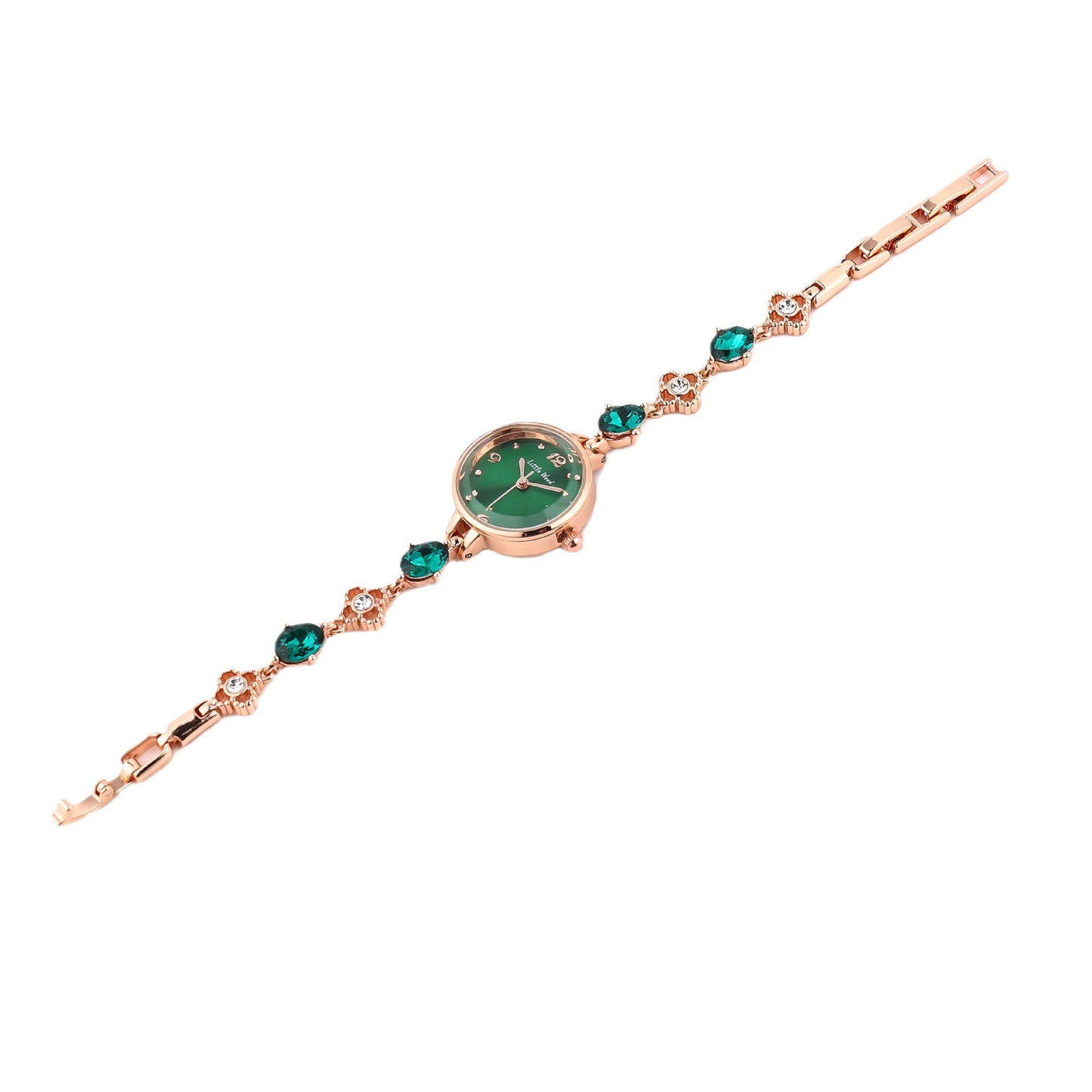 Elegant Small Green Jade Bracelet Watch for Women - Perfect Gift!