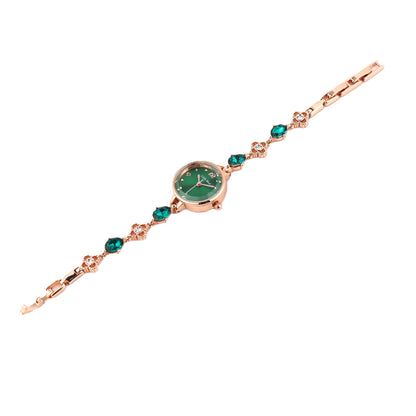 Elegant Small Green Jade Bracelet Watch for Women - Perfect Gift!