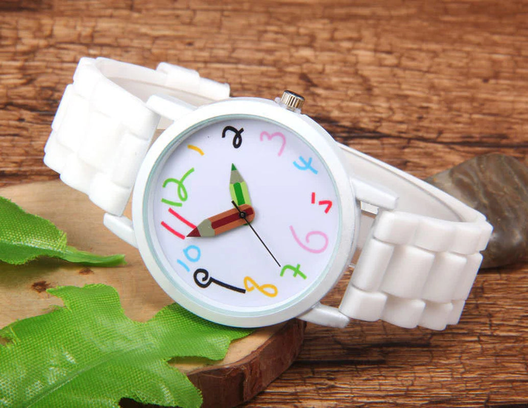 Customized Hue Pencil Hand Watch