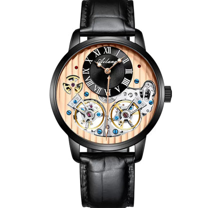 Luxury Double Tourbillon Automatic Mechanical Men's Watch