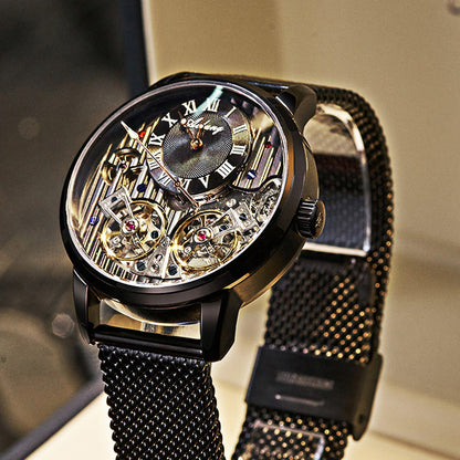 Luxury Double Tourbillon Automatic Mechanical Men's Watch