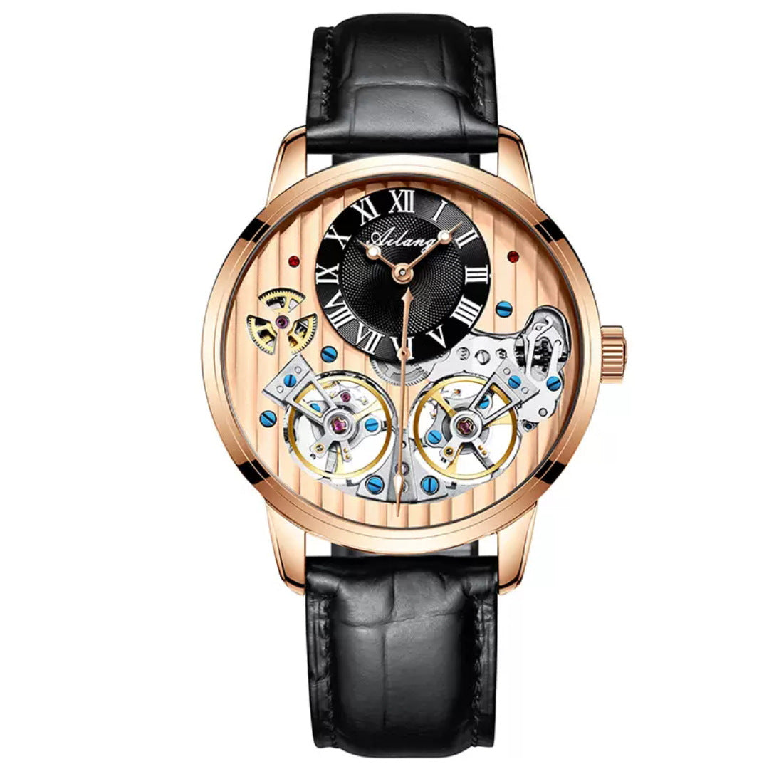 Luxury Double Tourbillon Automatic Mechanical Men's Watch