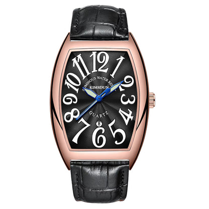 Jinshidun Men's Luminous Quartz Watch - Stylish & Reliable Timepiece