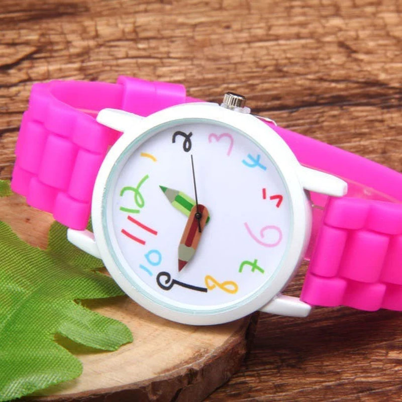 Customized Hue Pencil Hand Watch