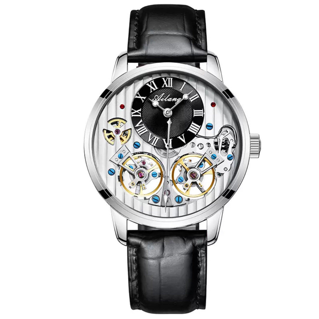 Luxury Double Tourbillon Automatic Mechanical Men's Watch
