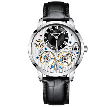 Luxury Double Tourbillon Automatic Mechanical Men's Watch