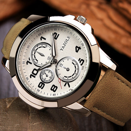 Stylish Men's Quartz Watch - Creative Design for Every Occasion