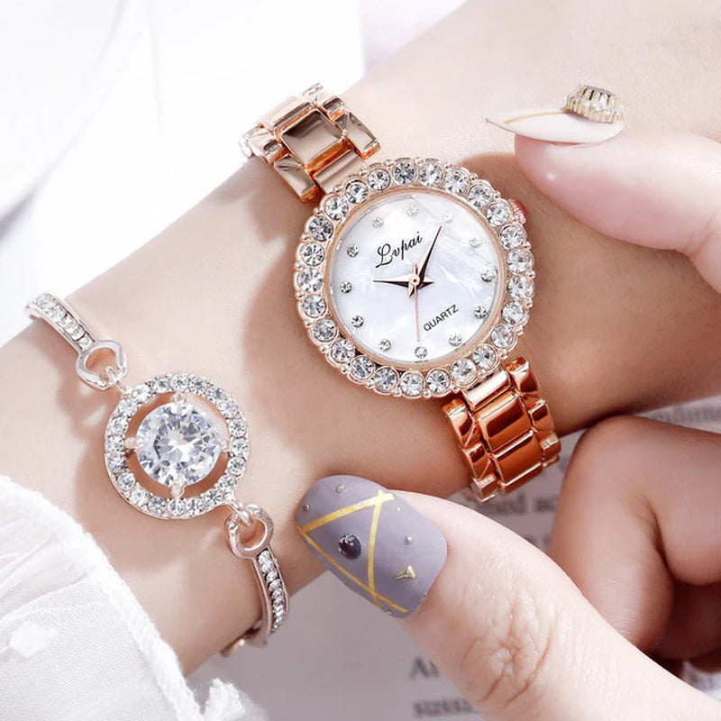 Elegant Timepiece Collection - Stylish Quartz Bracelet Watch for Women Designer Premium Accessory