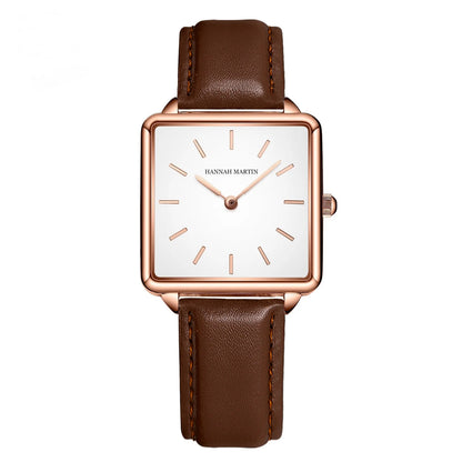 Elegant Stylish Casual Timepiece Premium Women'S Rectangle Watch