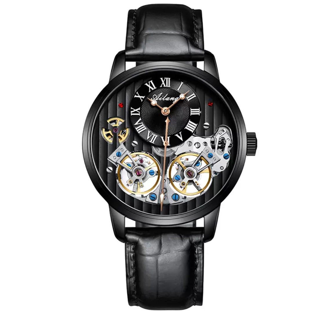 Luxury Double Tourbillon Automatic Mechanical Men's Watch