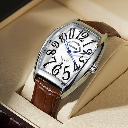 Jinshidun Men's Luminous Quartz Watch - Stylish & Reliable Timepiece