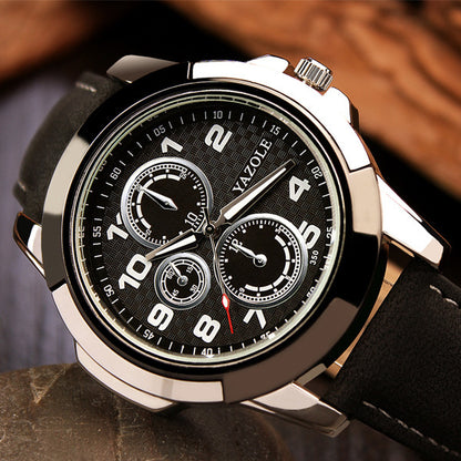 Stylish Men's Quartz Watch - Creative Design for Every Occasion
