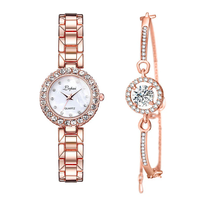 Elegant Timepiece Collection - Stylish Quartz Bracelet Watch for Women Designer Premium Accessory