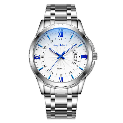Water-Resistant Crystal Timepiece Non-Automatic Watch
