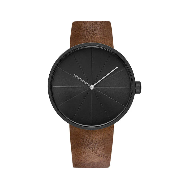 Stylish Minimalist Water-Resistant Office Timepiece Male Quartz Watch