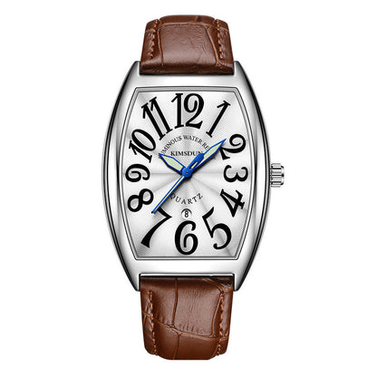 Jinshidun Men's Luminous Quartz Watch - Stylish & Reliable Timepiece