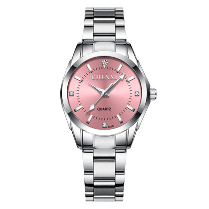 Stylish Couple's Quartz Watches - Perfect Fashion Timepieces for Ladies!