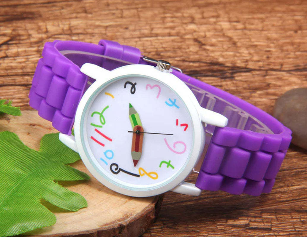 Customized Hue Pencil Hand Watch