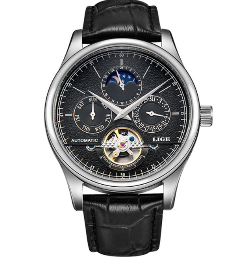 Elegant Mechanical Men's Watch - Perfect for Business and Casual Wear