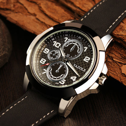 Stylish Men's Quartz Watch - Creative Design for Every Occasion